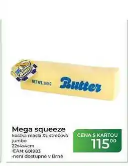 Tamda Foods Butter Mega squeeze Kostka másla XL strečová jumbo 22x4x4cm nabídka