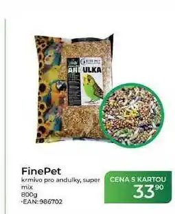 Tamda Foods FinePet krmivo pro andulky nabídka