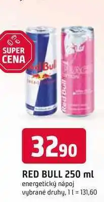 Trefa Red Bull Energy drink nabídka