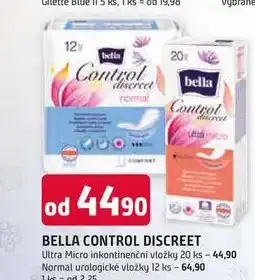 Trefa BELLA CONTROL DISCREET Ultra Micro inkontinenční vložky 20 ks nabídka