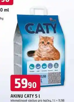 Trefa AKINU CATY 5 L křemelinové stelivo pro kočky nabídka