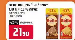 Trefa BEBE RODINNÉ SUŠENKY 130 g +23 % nabídka