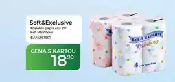 Tamda Foods Soft&Exclusive toaletní papír 4ks 2V 16m Rainbow nabídka