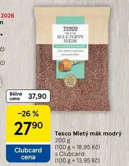 Tesco Tesco Mletý mák modrý nabídka