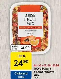 Tesco Tesco Papája a pomerančová kůra nabídka