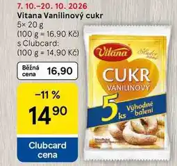 Tesco Vitana Vanilinový cukr nabídka