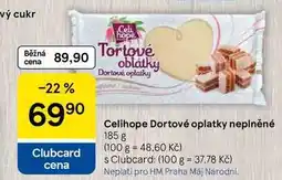 Tesco Celihope Dortové oplatky neplněné nabídka