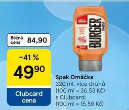 Tesco Spak Omáčka, 320 ml, více druhů nabídka