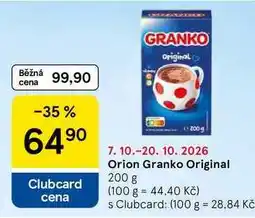 Tesco Orion Granko Original nabídka