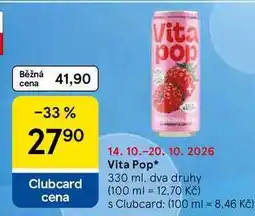 Tesco Vita Pop nabídka