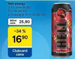 Tesco Hell energy nabídka