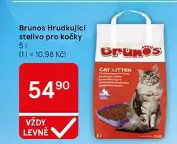 Tesco Brunos Hrudkující stelivo pro kočky nabídka