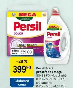 Tesco Persil Praci prostředek Mega, 80-88 PD, více druhů nabídka