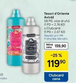 Tesco Tesori d'Oriente Aviváž, 58 PD, více druhů nabídka