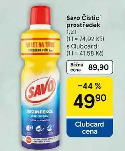 Tesco Savo Čisticí prostředek nabídka