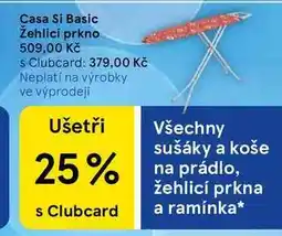 Tesco Casa Si Basic Žehlicí prkno nabídka