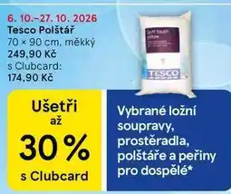 Tesco Tesco Polštář 70 x 90 cm, měkký nabídka