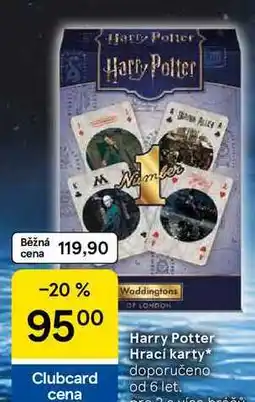 Tesco Harry Potter Hrací karty, doporučeno od 6 let nabídka