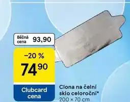 Tesco Clona na čelní sklo celoroční, 200 x 70 cm nabídka