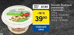 Tesco Ponnath Škvarková pomazánka s bylinkami nabídka