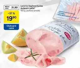 Tesco Le & Co Vepřová šunka dušená v páře nabídka