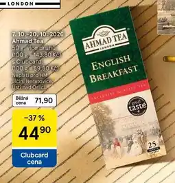 Tesco Ahmad Tea nabídka