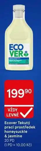 Tesco Ecover Tekutý prací prostředek honeysuckle & jasmine, 20 PD nabídka