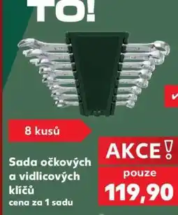 Kaufland Sada očkových a vidlicových klíčů nabídka