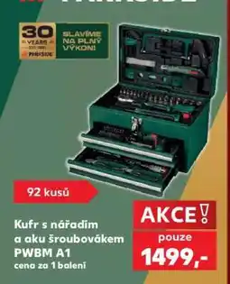 Kaufland Kufr s nářadím a aku šroubovákem PWBM A1 nabídka