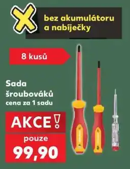Kaufland SADA ŠROUBOVÁKŮ nabídka