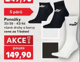 Kaufland Ponožky nabídka