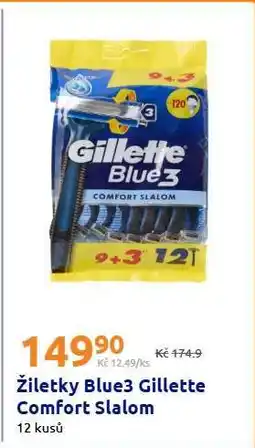 Action Žiletky Blue3 Gillette Comfort Slalom nabídka