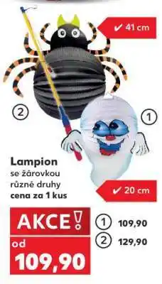 Kaufland Lampion se žárovkou nabídka