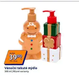 Action Vánoční tekuté mýdlo nabídka