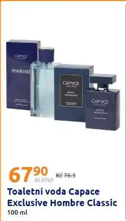 Action Toaletní voda Capace Exclusive Hombre Classic nabídka
