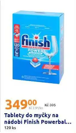 Action Tablety do myčky na nádobí Finish Powerball nabídka