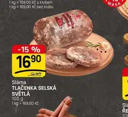 Flop TLAČENKA SELSKÁ SVĚTLÁ nabídka