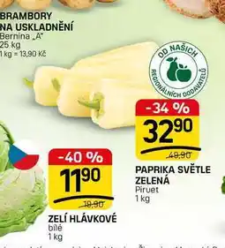 Flop PAPRIKA SVĚTLE ZELENÁ Piruet nabídka