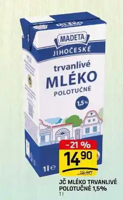Flop JČ MLÉKO TRVANLIVÉ POLOTUČNÉ 1,5% nabídka
