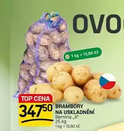 Flop BRAMBORY NA USKLADNĚNÍ Bernina „A nabídka