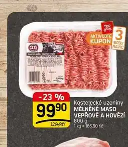 Flop MĚLNĚNÉ MASO VEPŘOVÉ A HOVĚZÍ nabídka