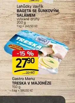 Flop TRESKA V MAJONÉZE nabídka
