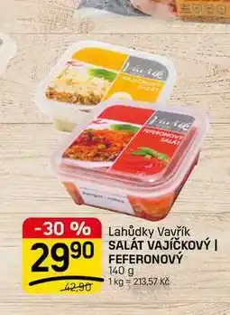 Flop SALÁT VAJÍČKOVÝ | FEFERONOVÝ nabídka