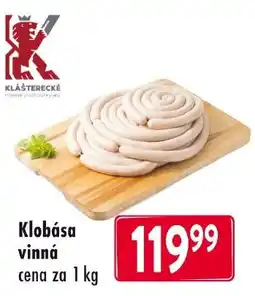 Qanto Kláštereccké vinná klobása nabídka