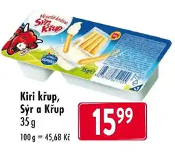 Qanto Kiri křup, sýr a křup nabídka