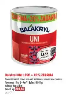 Uni Hobby Balakryl Uni Lesk nabídka