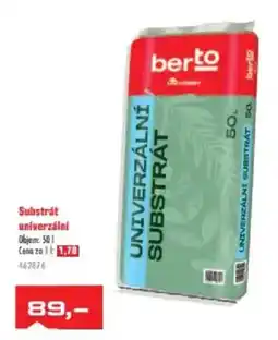 Uni Hobby berto univerzální substrát nabídka