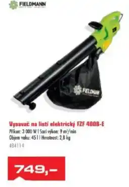 Uni Hobby Fieldmann vysavač na listí elektrický FZF 4008-E nabídka