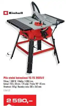 Uni Hobby Einhell pila stolní kotoučová TC-TS 2025/2 nabídka