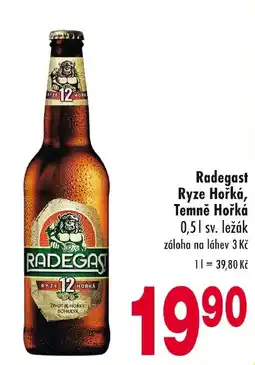 Qanto Radegast Ryze Hořká, Temně Hořká nabídka